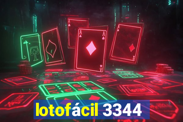 lotofácil 3344